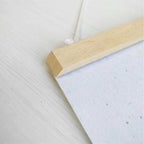 A close up detail of the magnetic poster frame