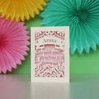 Personalised Papercut 'Be my Godmother?' Card