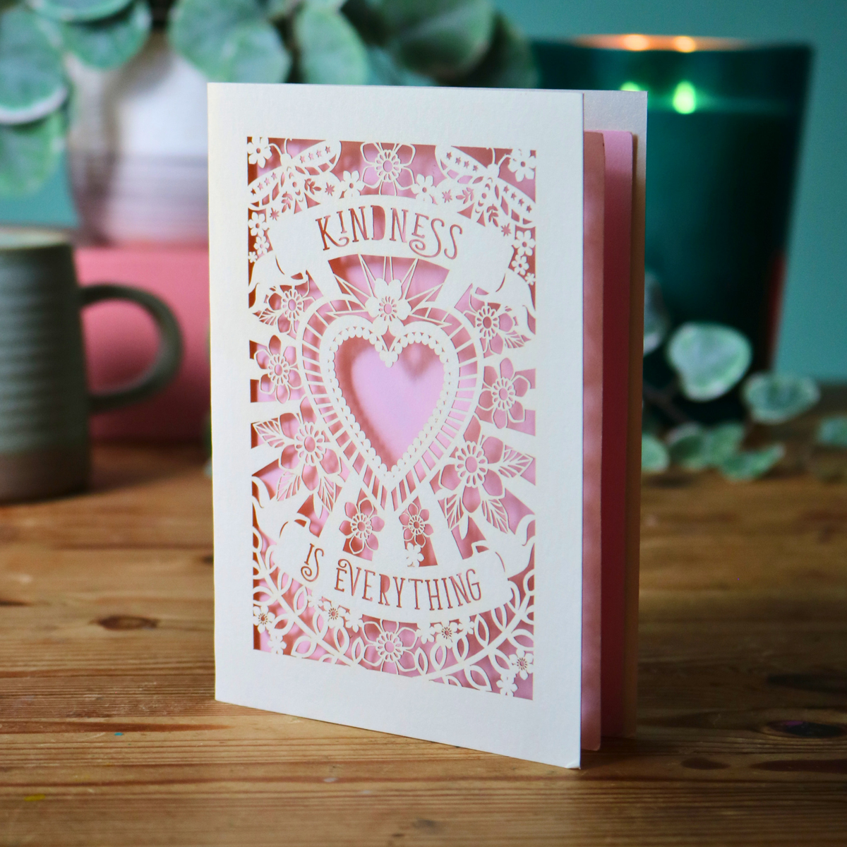 Papercut Kindness is Everything Card