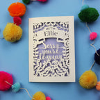 Personalised Leaving Card