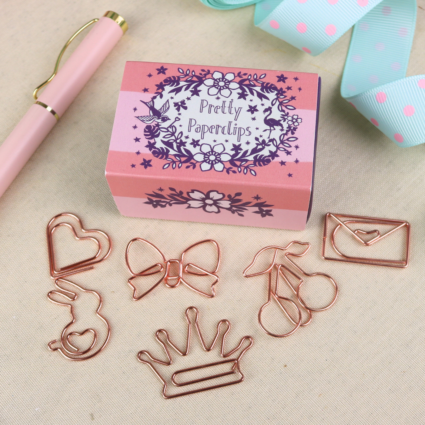Whimsical Paperclip Set of 12 in Box