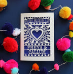 Our First Valentine's Laser Cut Card- Sacred Heart Design