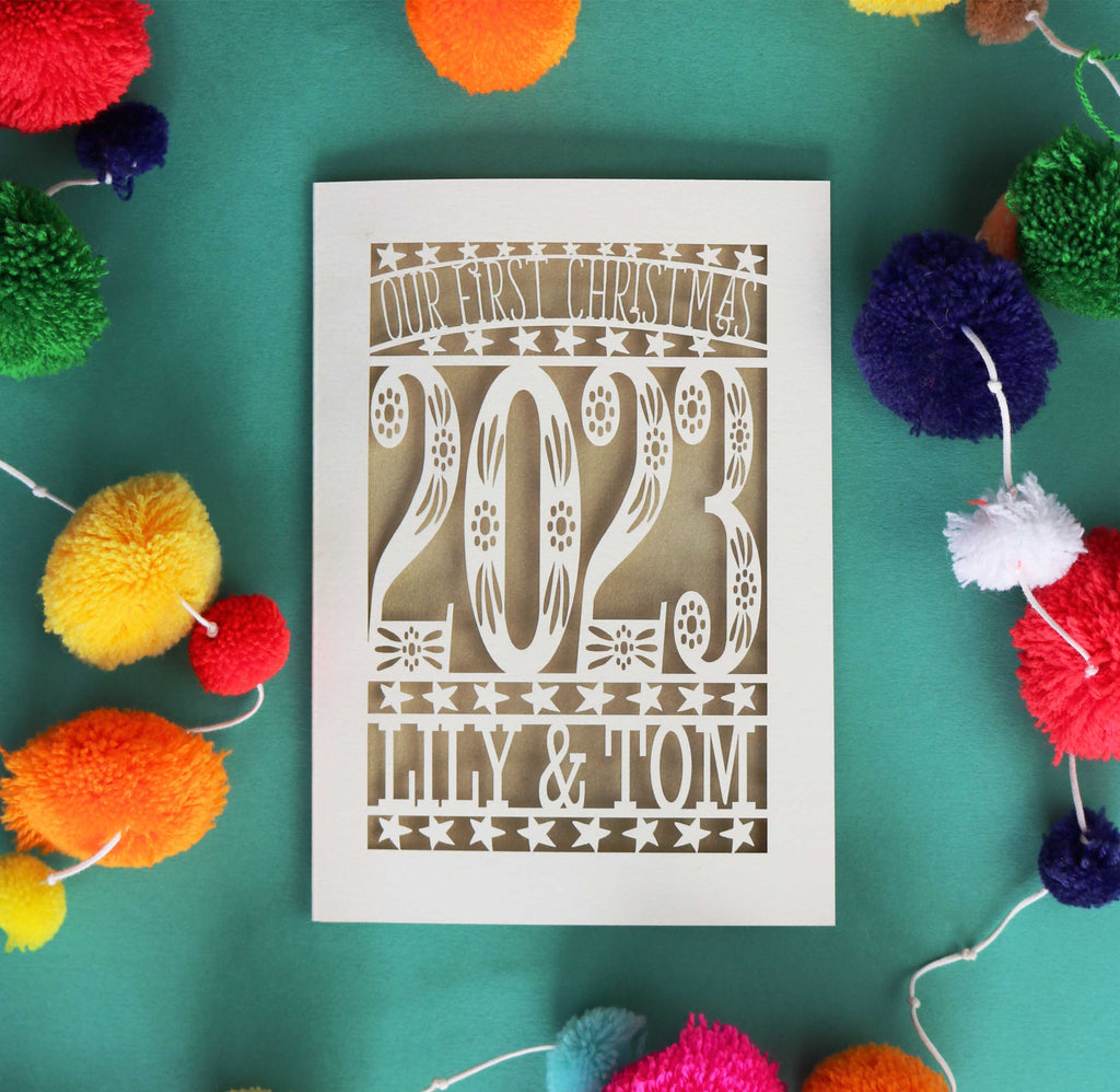 Our First Christmas Personalised Card