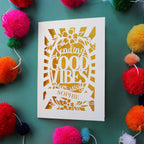 Good Vibes Personalised Card