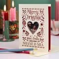 Christmas Photo Card - Folk Art Love From Design
