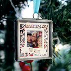 Papercut Christmas Photo Decoration