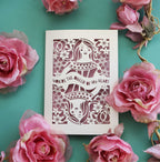 Queen of my heart paper cut Valentines card inspired by the Queen of Hearts