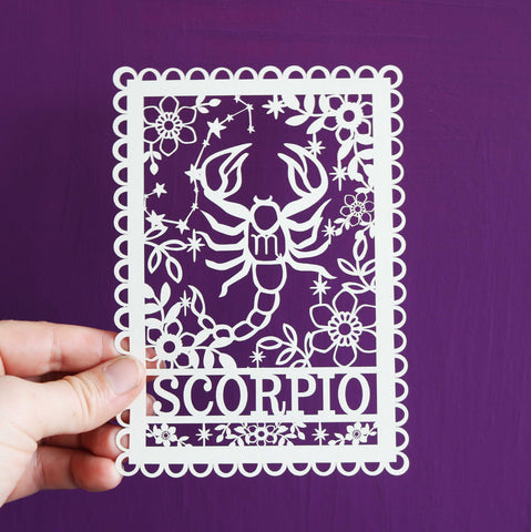 Scorpio A6 Papercut
