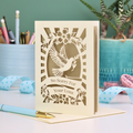 Sorry For Your Loss Sympathy Papercut Card - Dove Design