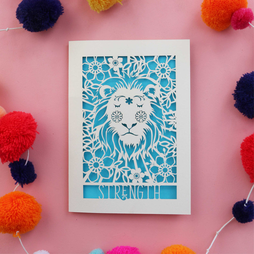 Strength Tarot Laser Cut Card