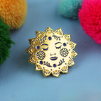 Sun Enamel Pin