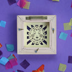 Small Square Framed Sunshine Papercut