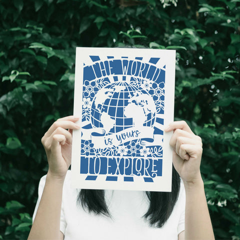 The World Is Yours To Explore Print - 