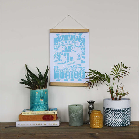 The World Is Yours To Explore Print - 