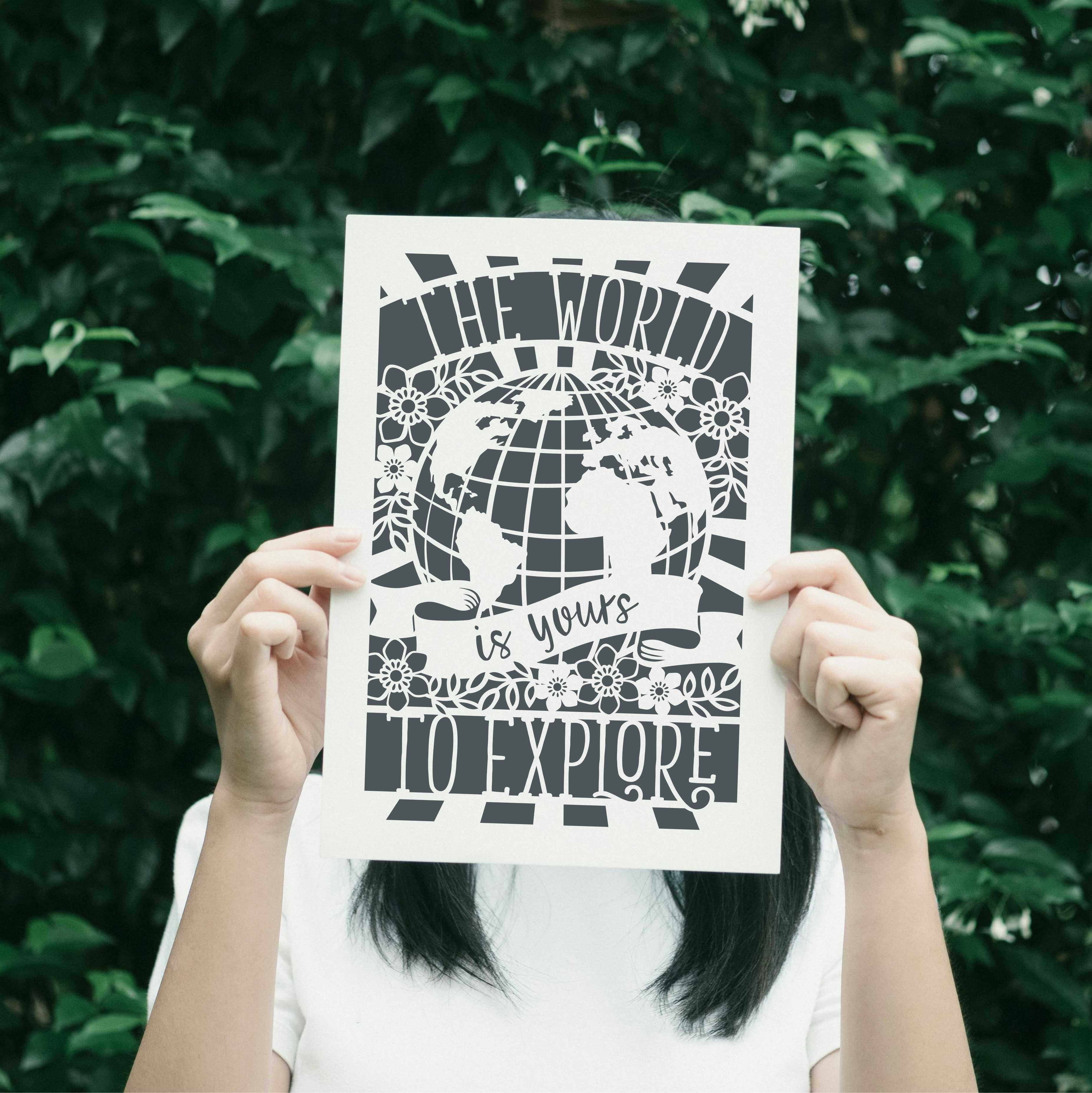 The World Is Yours To Explore Print
