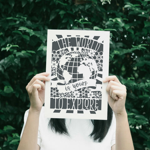 The World Is Yours To Explore Print - 