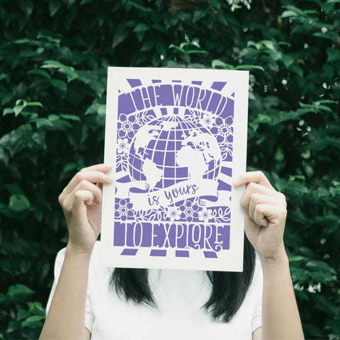 The World Is Yours To Explore Print - 