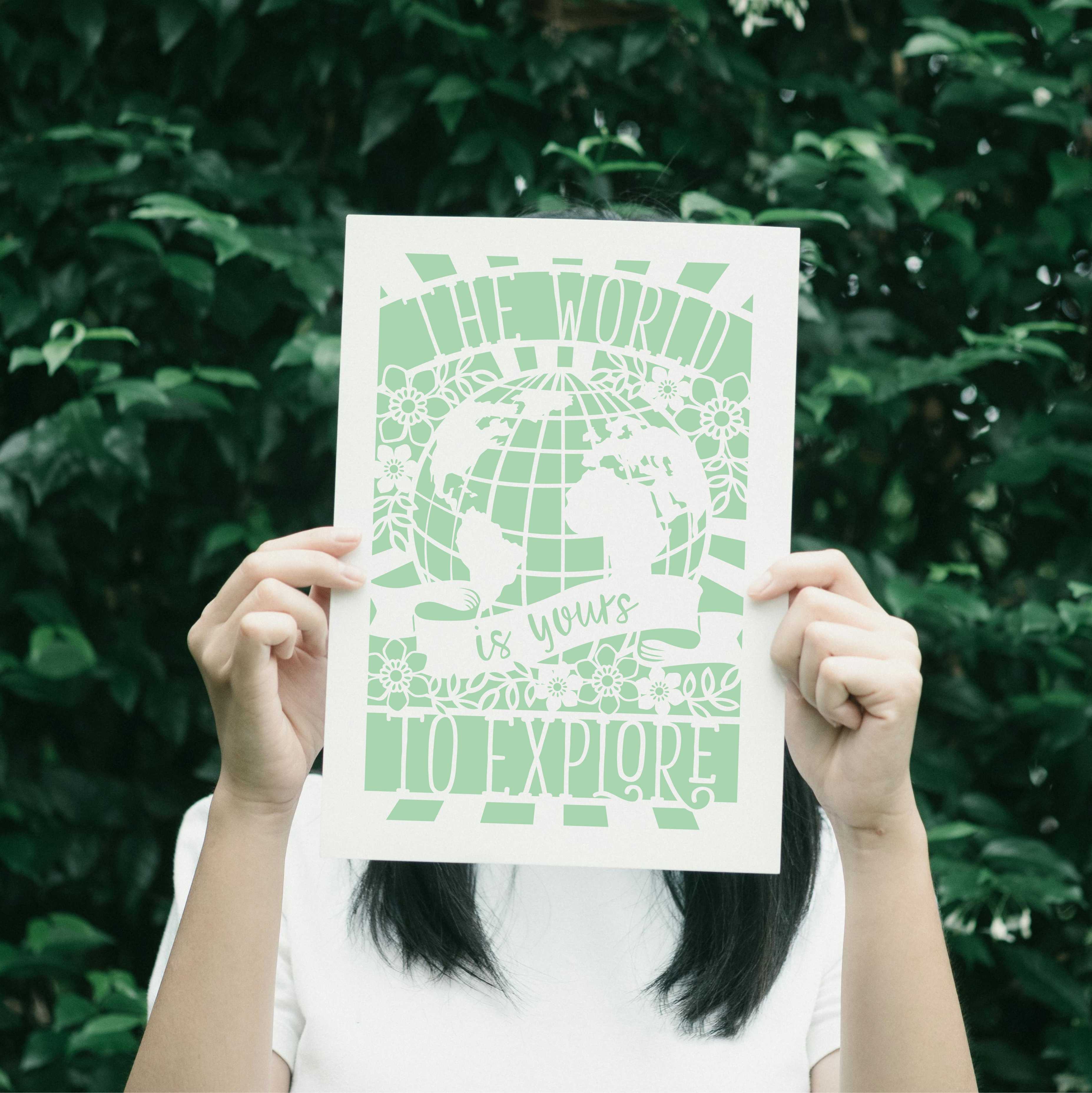The World Is Yours To Explore Print