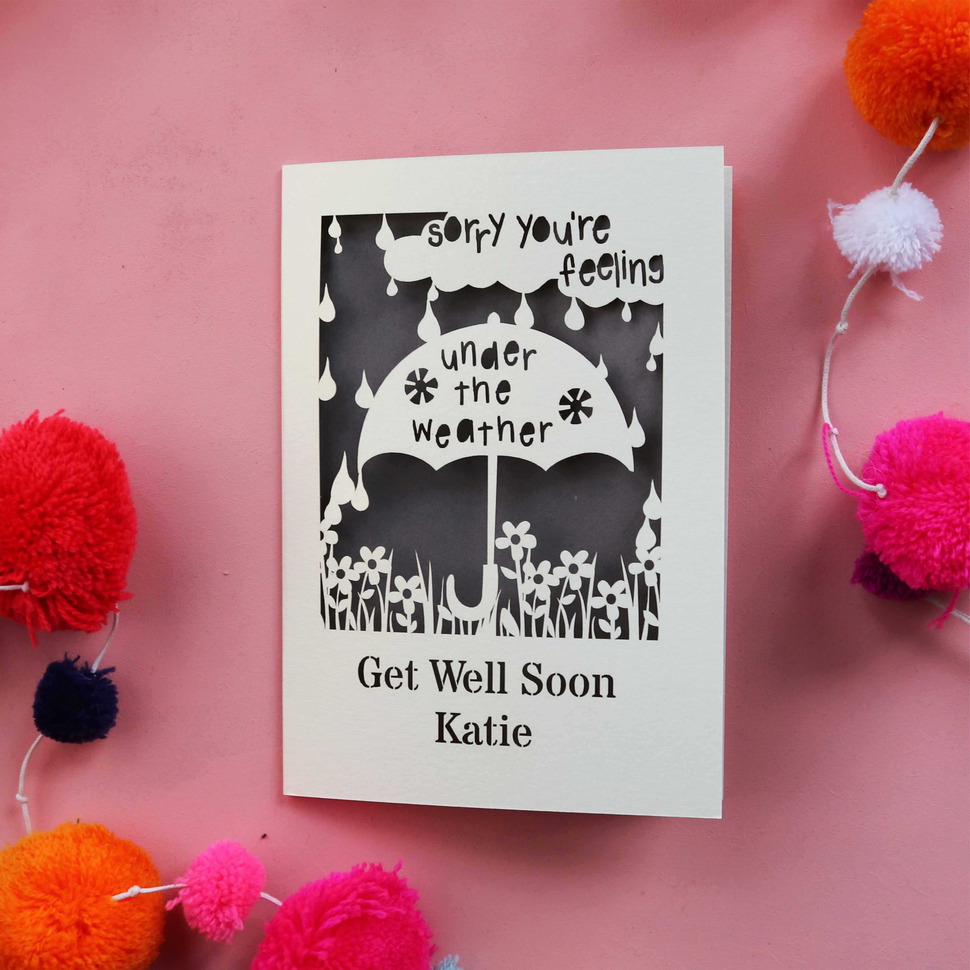 Get well cards for ill family members