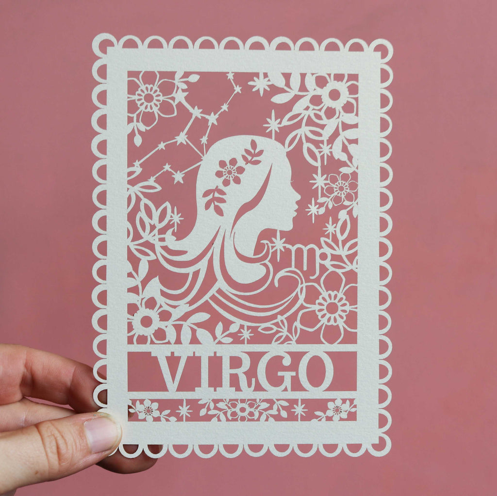 Virgo A6 papercut