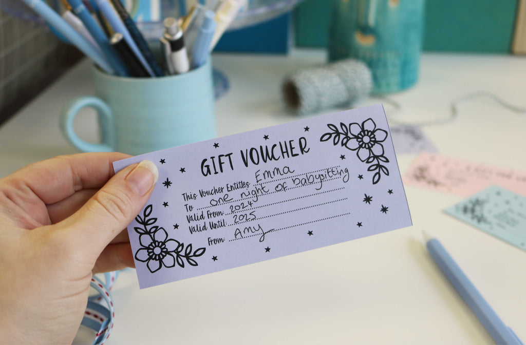 DIY Gift Voucher Free Digital Download