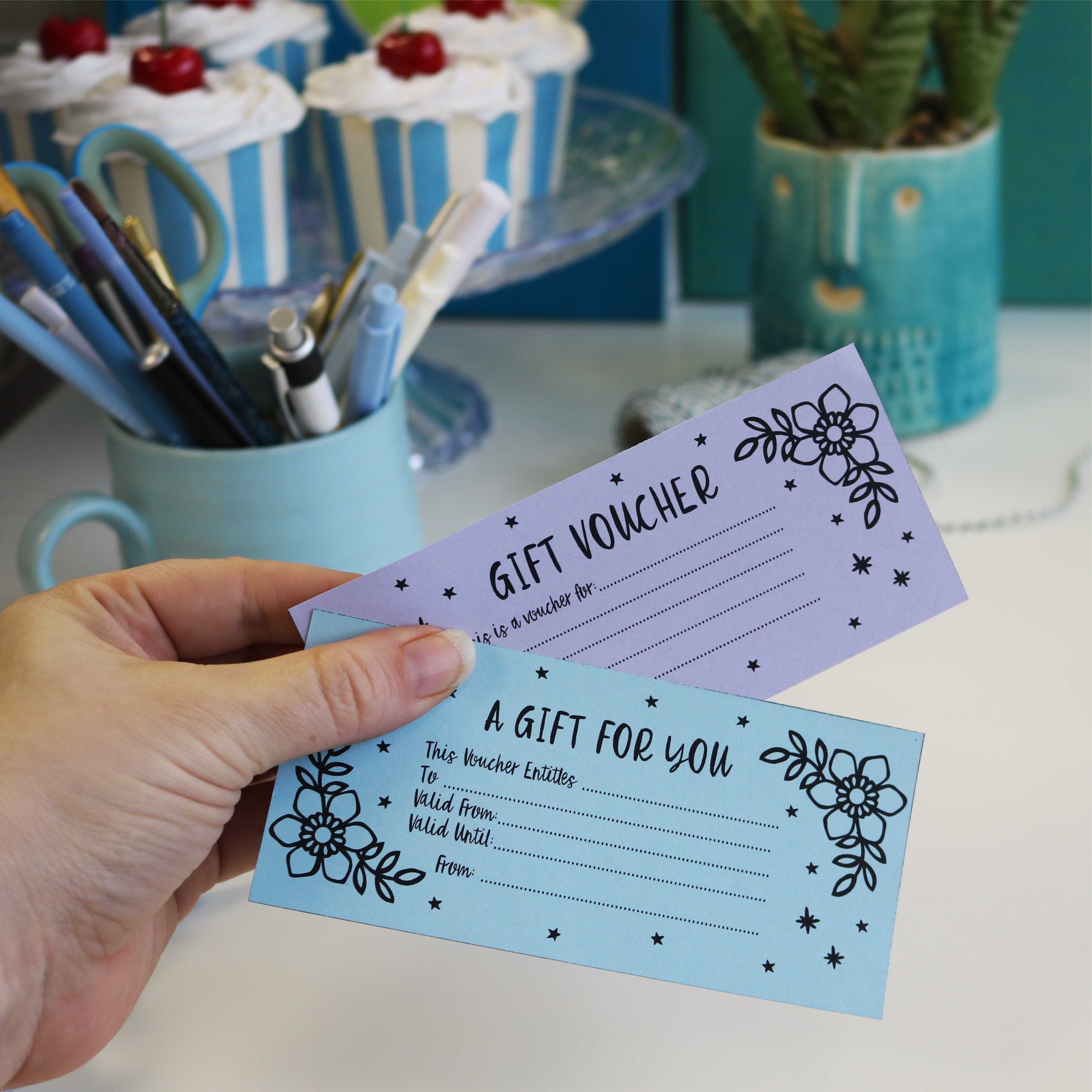 DIY Gift Voucher Free Digital Download