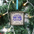 Papercut Christmas Wreath Decoration