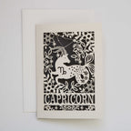 Capricorn Papercut Birthday Card