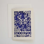 Scorpio Papercut Birthday Card