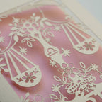 Libra Papercut Birthday Card