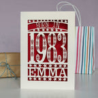 Born In 1983 Birthday Card A5