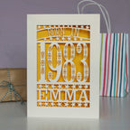 Born In 1983 Birthday Card A5