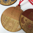 Personalised Colour Bauble Decoration