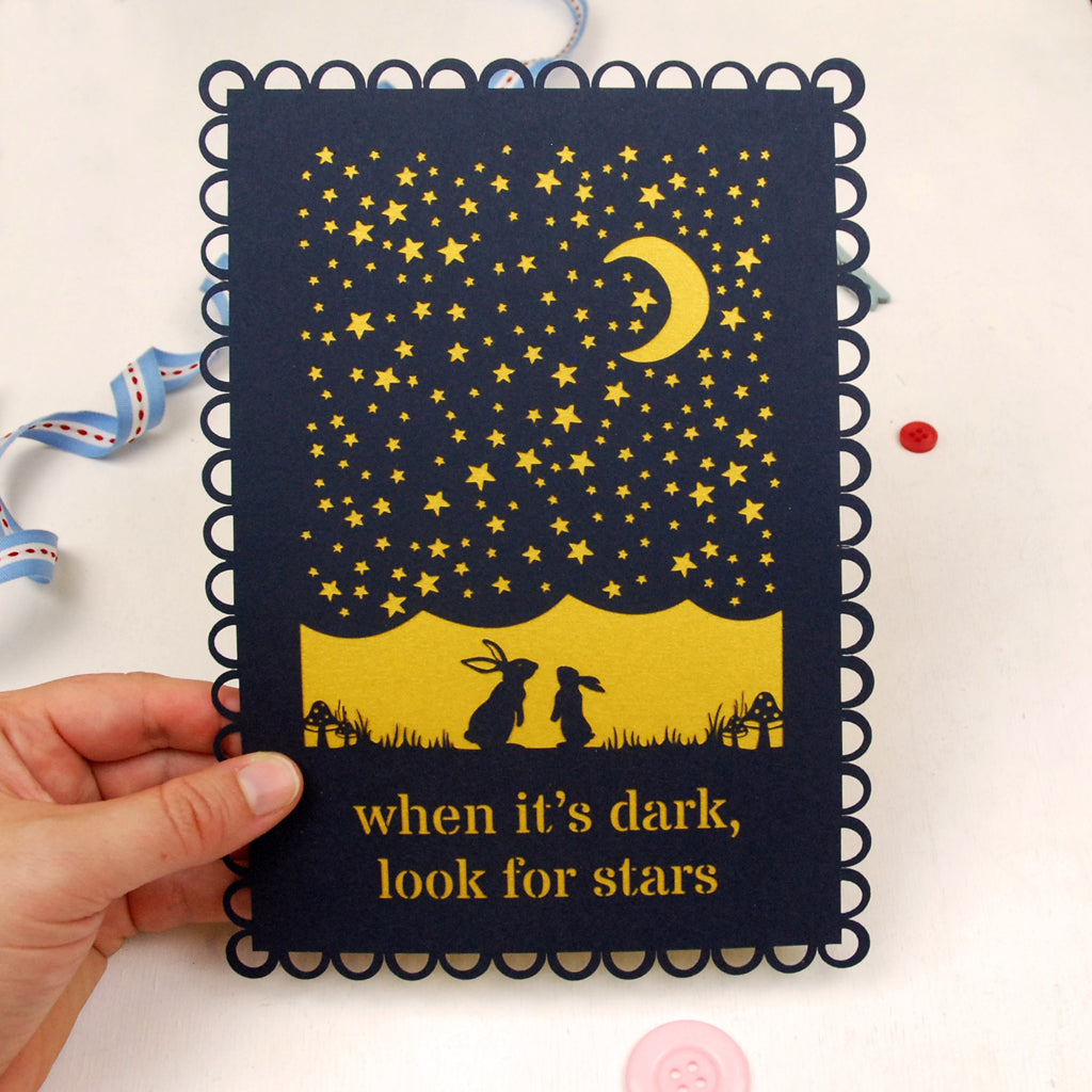 Look For Stars A5 Papercut