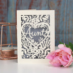 Papercut Aunt, Aunty or Auntie Card
