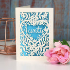 Papercut Aunt, Aunty or Auntie Card