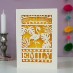 Completely Fabulous Personalised Papercut Card