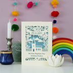 A Baptism card for your grandson, granddaughter, Godson or Goddaughter. 