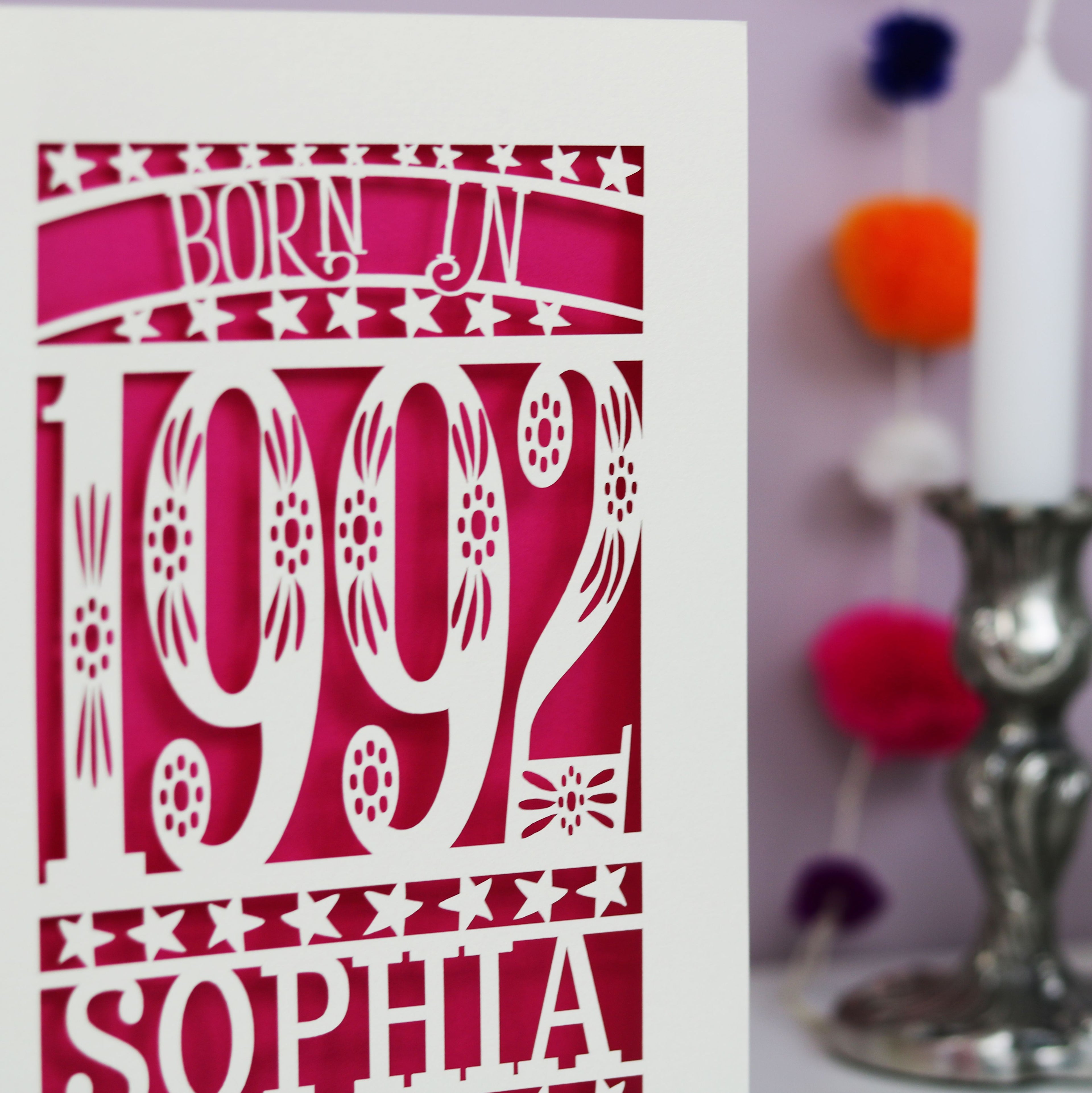 Born in 1992 Birthday Card