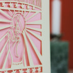 Fingers Crossed Personalised Papercut Card