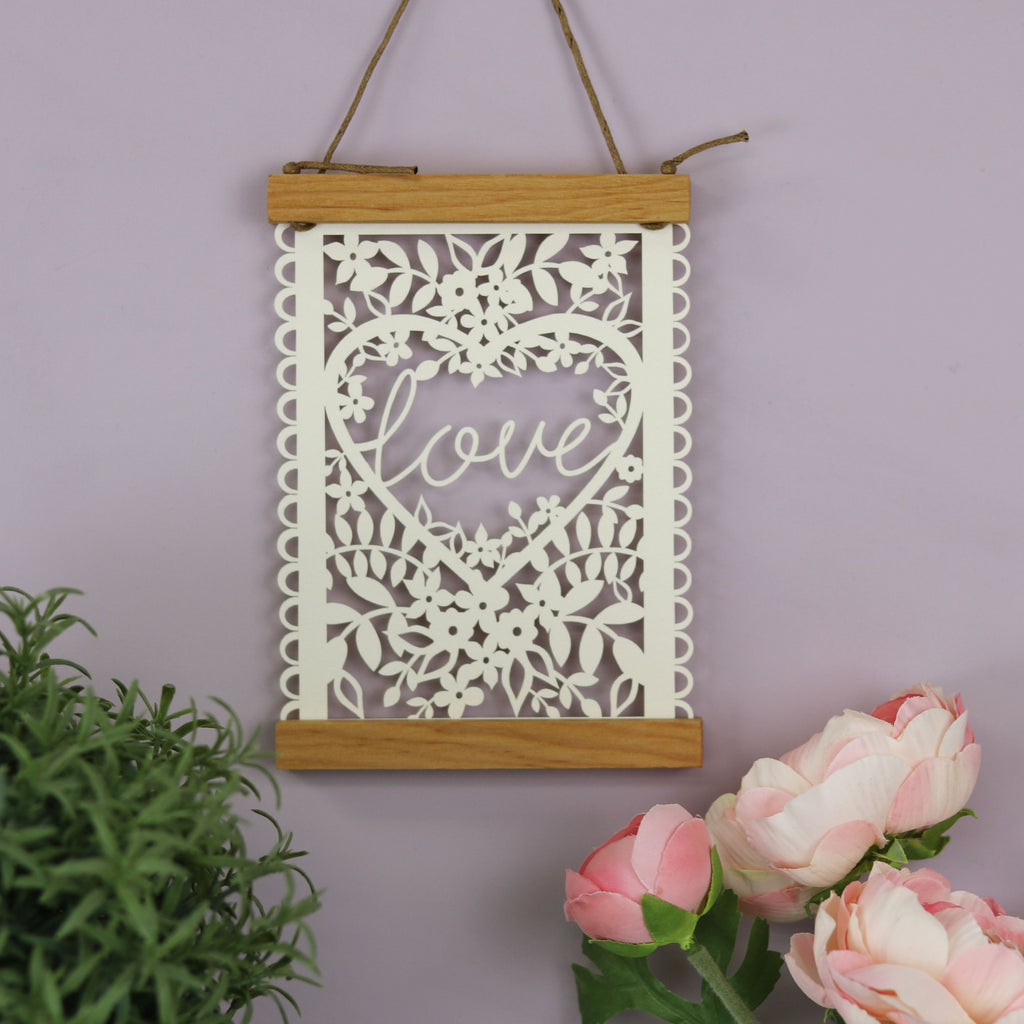 Love Papercut Postcard