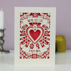 You're Just Like A Mum To Me Papercut Mother's Day Card