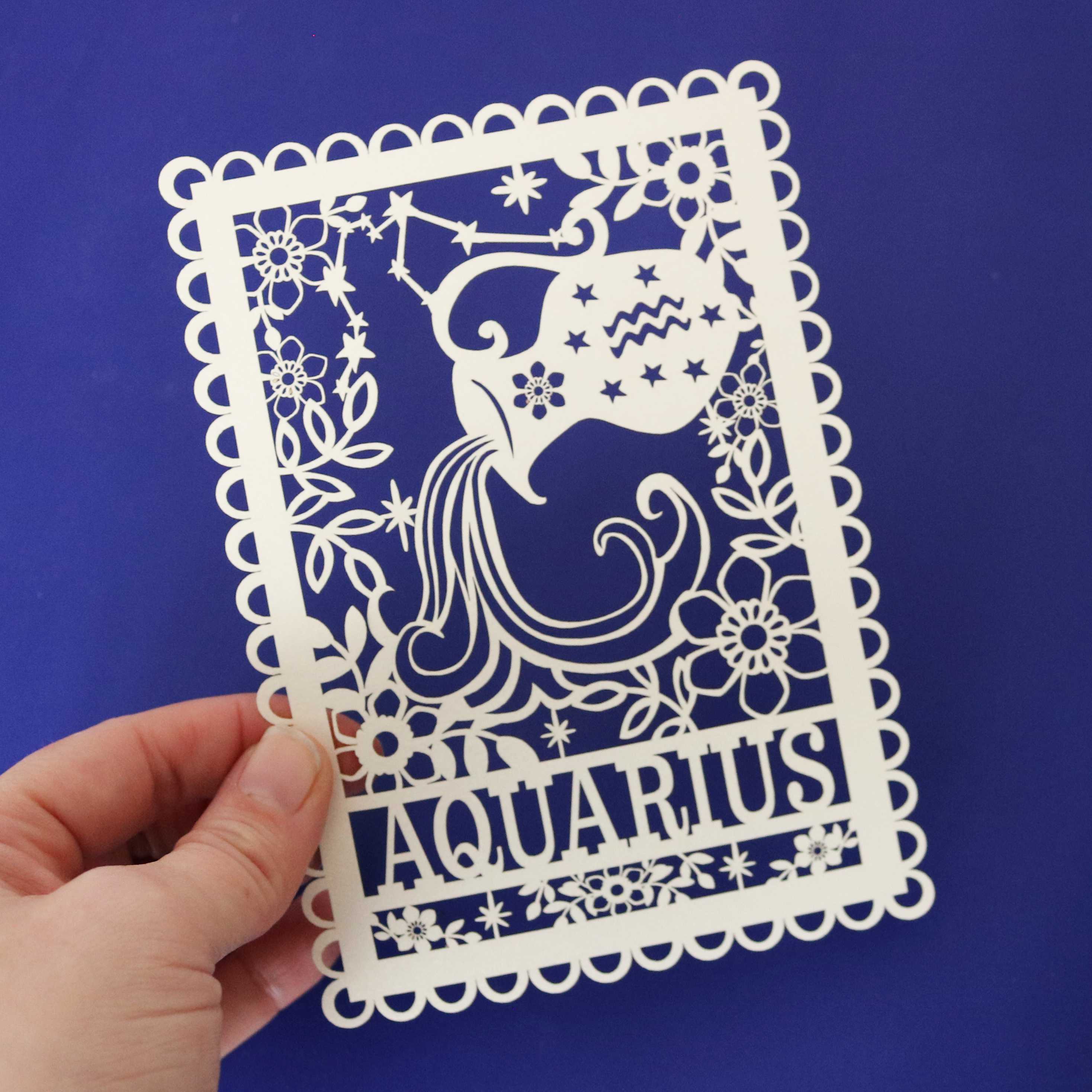 Aquarius A6 papercut