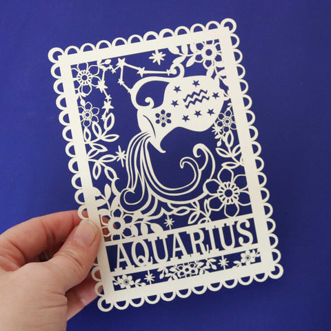 Aquarius A6 papercut - 