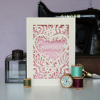 Papercut Granny Card