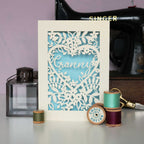 Papercut Granny Card