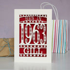 Born In 1963 60th Birthday Card A5