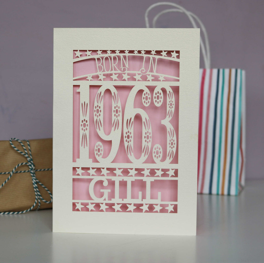 Born In 1963 60th Birthday Card A5