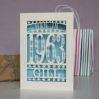 Born In 1963 60th Birthday Card A5