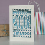 Born In 2003 21st Birthday Card